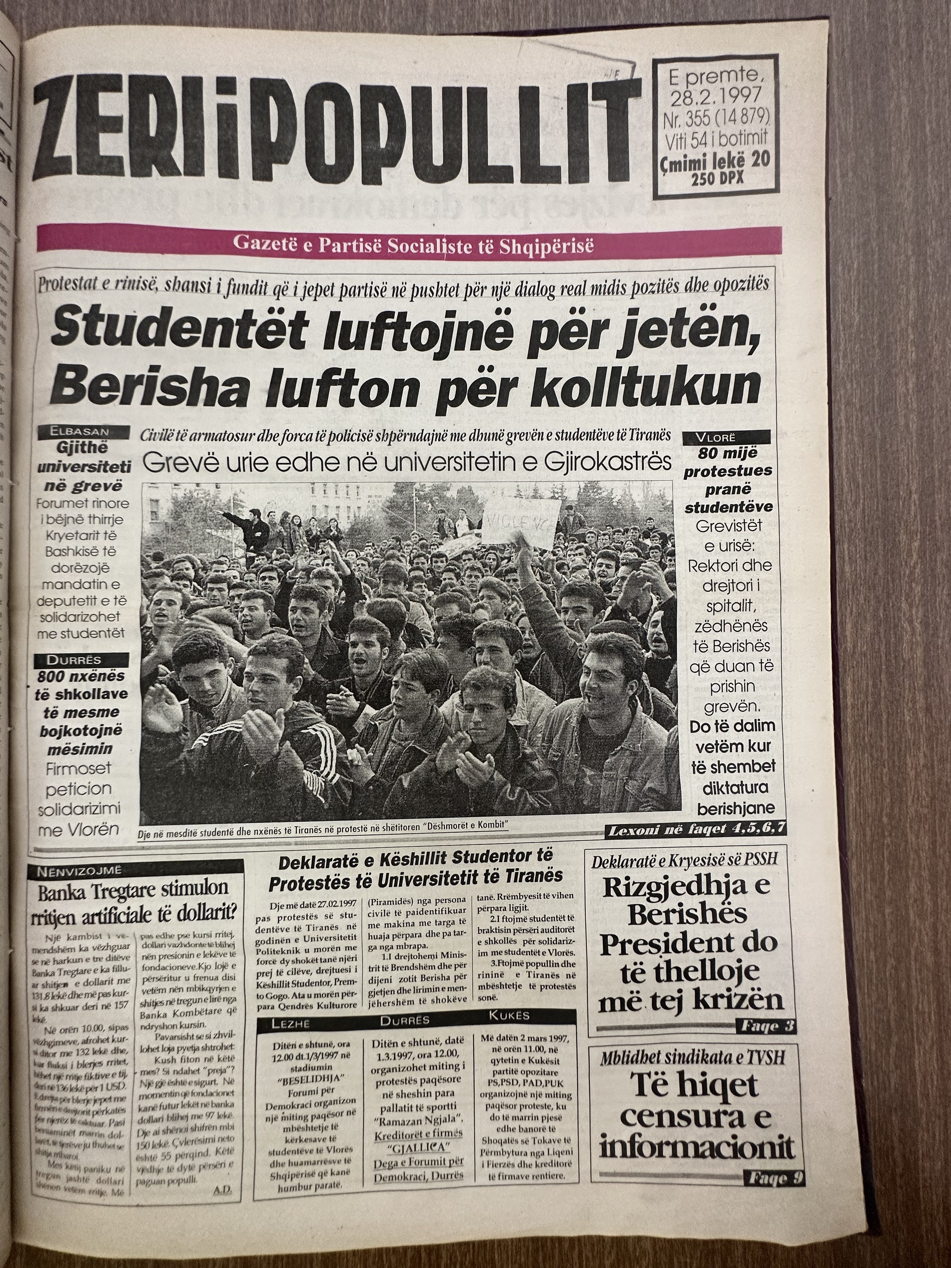 Zëri i Popullit 1997-02-28